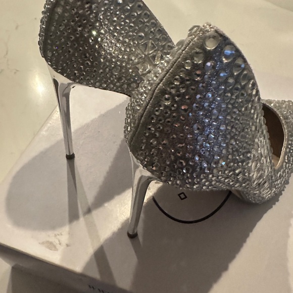 Steve Madden Diamond Rhinestone Heel 9.5 - Picture 5 of 13